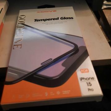 XSSIVE Tempered Glass iPhone 15 Pro beschikbaar voor biedingen