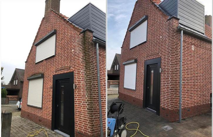 Reiniging gevel dak oprit reinigen impregneren dak coaten, Diensten en Vakmensen, Klussers en Klusbedrijven, 24-uursservice, Garantie