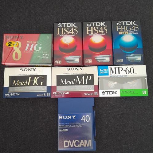 Diverse nieuwe videocassettes camcorder  video 8/ VHS-C, Audio, Tv en Foto, Videocamera's Analoog, (Video)band, Overige soorten