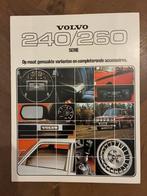 Volvo 240 / 260 accessoires brochure 1978, Verzenden, Zo goed als nieuw, Volvo