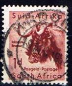 Zuid Afrika 1954 Gnu 1 D gebruikt, Verzenden, Zuid-Afrika, Gestempeld