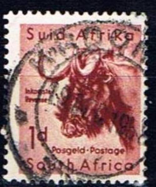 Zuid Afrika 1954 Gnu 1 D gebruikt, Postzegels en Munten, Postzegels | Afrika, Gestempeld, Zuid-Afrika, Verzenden