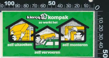 Sticker: Klercq Kompak Meubelzelfbediening - Zo werkt het beschikbaar voor biedingen