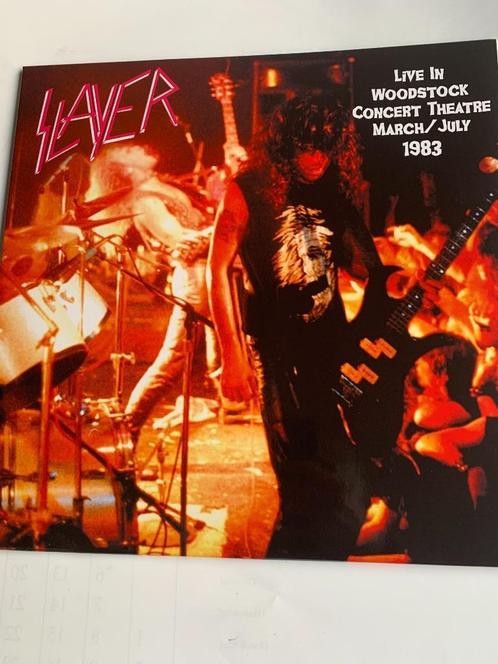 Slayer - Live in Woodstock Concert Theatre 1983 ( lp), Cd's en Dvd's, Vinyl | Hardrock en Metal, Zo goed als nieuw, Ophalen