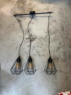 Plafondlamp industrieel zwart, Huis en Inrichting, Lampen | Plafondlampen, Ophalen, Gebruikt