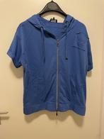 Vest blauw opdruk maat 42 Monari, Kleding | Dames, Truien en Vesten, Maat 42/44 (L), Zo goed als nieuw, Verzenden, Blauw