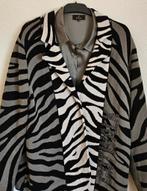 Monari set vest jasje met 2 blouses, Maat 42/44 (L), Ophalen of Verzenden, Zo goed als nieuw, Zwart