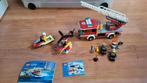Brandweer lego city 3 ladderwagen helicopter waterscooter, Ophalen of Verzenden, Zo goed als nieuw