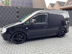 Volkswagen Caddy 1.6 BENZINE| SCHROEFSET| 18”| TOURAN| LEER|, Auto's, 1325 kg, Gebruikt, Zwart, 4 cilinders