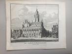 Middelburg, Stadhuis (Roosevelt Academie), 1755, Antiek en Kunst, Kunst | Etsen en Gravures, Verzenden