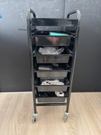 Sibel kappers trolley met laden op wielen, Sieraden, Tassen en Uiterlijk, Uiterlijk | Haarverzorging, Ophalen, Zo goed als nieuw