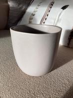 Bloempot taupe, Binnen, Ophalen of Verzenden, Zo goed als nieuw, Overige vormen