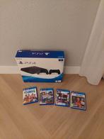 Playstation 4 met controllers, 4 spellen, 1 Tera bite, 2 spelers, Ophalen, Zo goed als nieuw, Vanaf 3 jaar