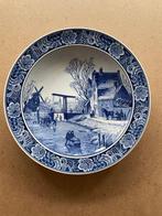 Delfts Blauw wandbord "De schaatstocht", Antiek en Kunst, Antiek | Wandborden en Tegels, Ophalen of Verzenden
