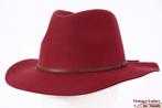 Gleufhoed Brixton Wesley cowhide donker rood 56-58 Nieuw, Hoed, Nieuw, Brixton Wesley, One size fits all