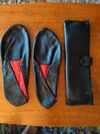 Vintage leren balletschoenen dansschoenen heren maat 44, Ophalen of Verzenden, Zo goed als nieuw, Schoenen