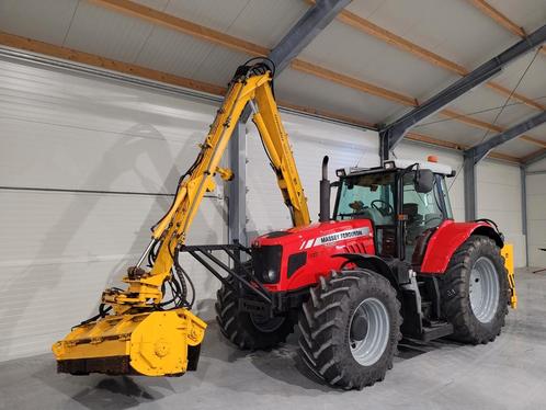 massey ferguson 7480 met herder maaizuiger, Zakelijke goederen, Agrarisch | Tractoren, meer dan 10000, Massey Ferguson, meer dan 160 Pk