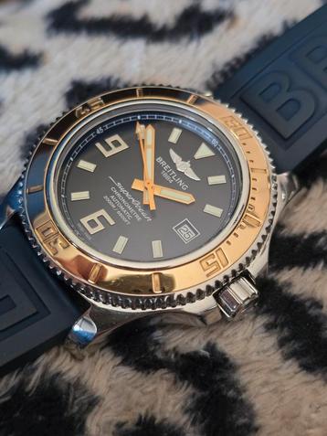 Breitling Superocean 2000 meter rosegouden lunette beschikbaar voor biedingen