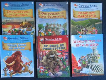 6 Albums GERONIMO  STILTON beschikbaar voor biedingen