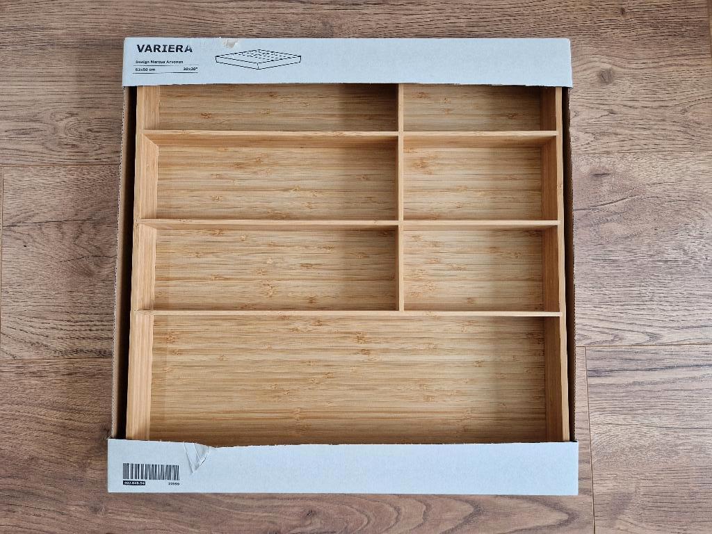 NIEUW - Ikea Variera – lade indeling set messenbak bestekbak, Huis en Inrichting, Keuken | Bestek, Nieuw, Hout, Ophalen of Verzenden