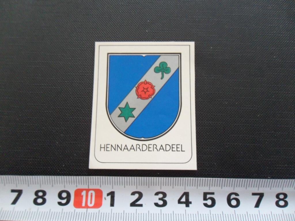 sticker gemeente wapen hennaarderadeel, Ophalen, Zo goed als nieuw
