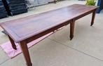 Oude boerentafel kloostertafel, Ophalen, 100 tot 150 cm, Eikenhout, 200 cm of meer
