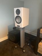 Monitor Audio gold 100 5g met stands, Zo goed als nieuw, 120 watt of meer, Front, Rear of Stereo speakers, Ophalen