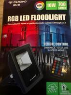 RGB Floodlight met Afstandsbediening - Nieuw!, Ophalen, Kunststof, Minder dan 50 watt, Nieuw