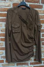 bijzondere bruine blouse van IKKS mt 36, Ophalen of Verzenden, Zo goed als nieuw, Maat 36 (S), IKKS