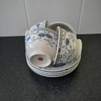 3 douwe egberts thee kop en schotels, Huis en Inrichting, Keuken | Servies, Ophalen of Verzenden, Porselein, Overige stijlen, Kop(pen) en/of Schotel(s)