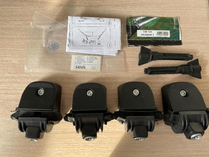 Beamar 3 dakdrager (unit set voor geintegreerde dakrails), Auto diversen, Dakdragers, Zo goed als nieuw, Ophalen of Verzenden