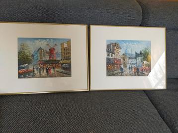  Imperialistische Schilderijen W. Bennet, Ingelijst Nielsen beschikbaar voor biedingen