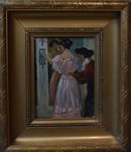 Schilderij in de kleedkamer Isaac Israels., Verzenden