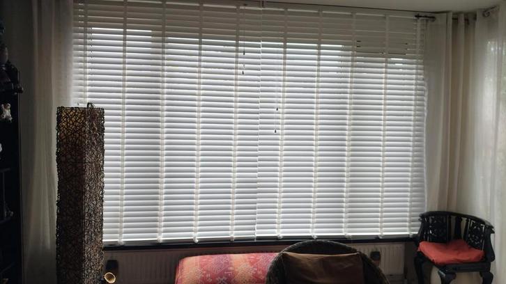 Houten luxaflex, Huis en Inrichting, Stoffering | Gordijnen en Lamellen, Nieuw, 150 tot 200 cm, 150 tot 200 cm, Ophalen