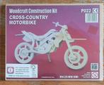 Woodcraft Cross-Country Motorbike Bouwpakket, Hobby en Vrije tijd, Overige merken, Nieuw, Ophalen of Verzenden, Groter dan 1:32