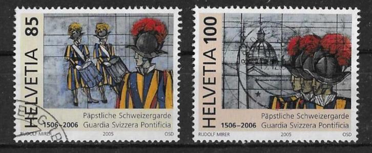 Zwitserland Michel 1945-1946 gestempeld, Postzegels en Munten, Postzegels | Europa | Zwitserland, Gestempeld, Ophalen of Verzenden