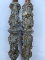 Antieke Gietijzeren Trapspijlen - Neorenaissance/Victoriaans, Antiek en Kunst, Ophalen