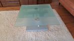 Glazen salontafel, Ophalen, 50 tot 100 cm, 50 tot 100 cm, Zo goed als nieuw
