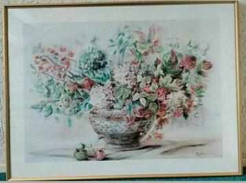 Bloemenboeket,tekening,MYLÉNE,Kunst,bloem,lijst,bloemen beschikbaar voor biedingen