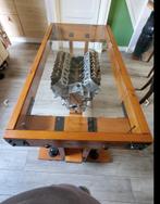 Geweldige ENGINE TABLE 'Ford 5,0 liter V8" eettafel, Huis en Inrichting, Tafels | Eettafels, Ophalen, 100 tot 150 cm, 50 tot 100 cm