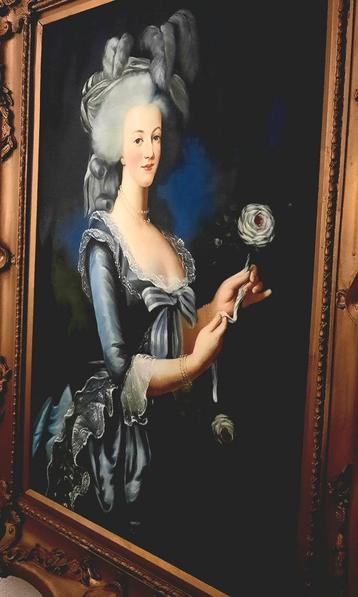 Ingelijste afbeelding  (repro) Marie-Antoinette beschikbaar voor biedingen