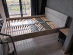 Houten bedframe - Tweepersoons, Ophalen, Beige, Tweepersoons, 140 cm