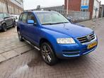 Volkswagen Touareg 3.2 V6 Nieuwe APK, Auto's, Automaat, Gebruikt, 3189 cc, Blauw