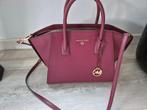 Michael Kors Avril tas – Bordeaux, leer, Ophalen of Verzenden, Gebruikt, Rood, Handtas