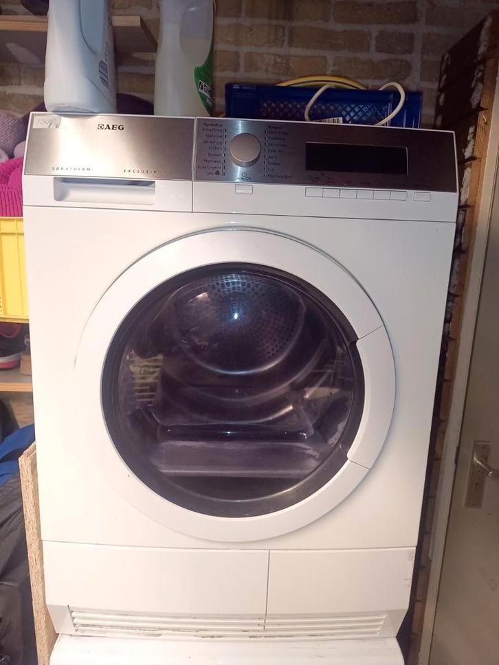 AEG Lavatherm Droger - Voorlader, Witgoed en Apparatuur, Wasdrogers, Gebruikt, Condens, Voorlader, 4 tot 6 kg, 85 tot 90 cm, Anti-kreukfase