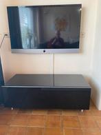 Strak TV-meubel van Just-Racks, Ophalen, Minder dan 50 cm, Gebruikt, Glas