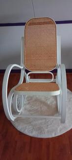 Schommelstoel, Huis en Inrichting, Stoelen, Ophalen, Gebruikt, Wit, Eén