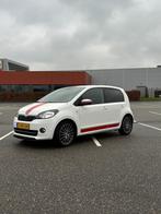 Skoda Citigo Sport 1.0 T 55KW 5D 2014  1e nl eigenaar, Stof, 4 stoelen, Wit, Handgeschakeld