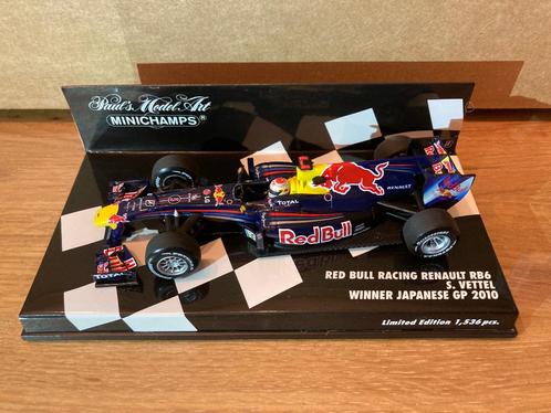 ✅ Sebastian Vettel 1:43 Winner Japanese GP 2010 RB6 F1, Verzamelen, Automerken, Motoren en Formule 1, Nieuw, Formule 1, Ophalen of Verzenden