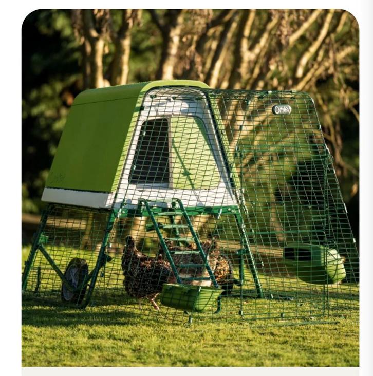 Omlet Eglu pro up, Dieren en Toebehoren, Pluimvee | Toebehoren, Zo goed als nieuw, Kippenhok of Kippenren, Ophalen